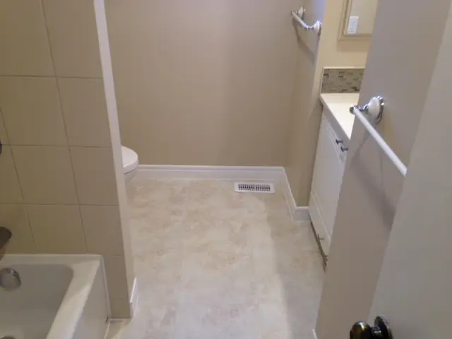 bathroom renovation wall niche