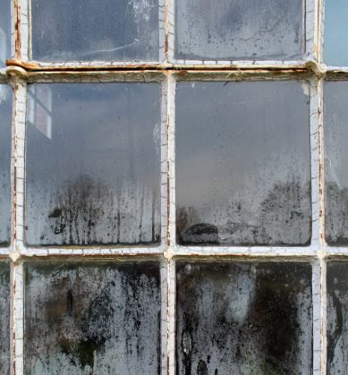 old window deterioration