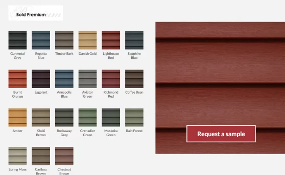mitten vinyl siding colours
